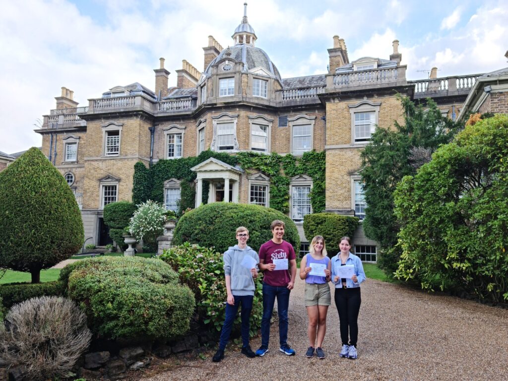 Students with their results