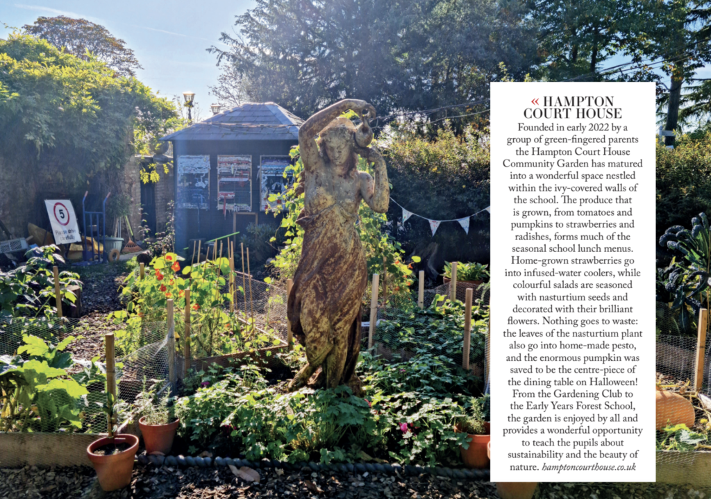 Hampton Court House Community Kitchen Garden School House Magazine Spring 2023